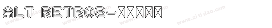 alt retro2字体转换